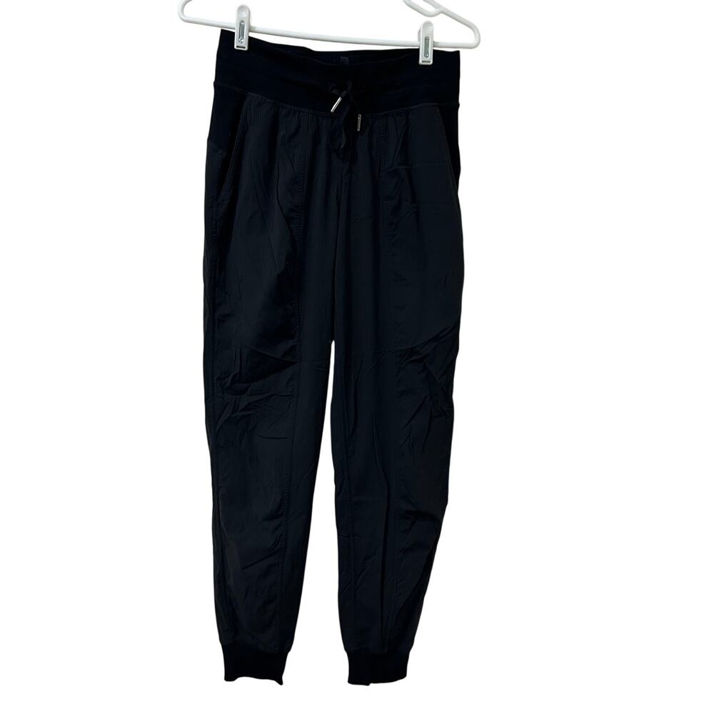 Lululemon Womens Size 4 Black Dance Studio Joggers Full Length Mid Rise Active